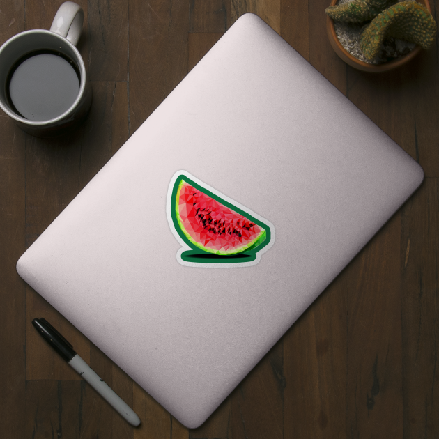 Geometric watermelon by obmik